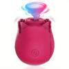 Powerful Sucking Rose Vibrator Toy Women Vacuum Stimulator Oral Nipple Clit Sucker Toys Goods for Female Adults