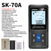 distance meter 40M 60M 80M 100M 120M rangefinder trena laser tape range finder build measure device ruler test tool