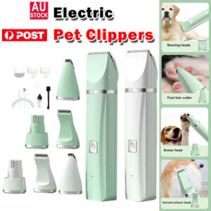 79196d3419d7a6b8 Professional 4-in-1 Electric Pet Grooming Tool Set Dog Hair Clippers USB Rechargeable Pets Haircut Trimmer Shaver Cats Supplies