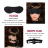 79276f4809e6dd40 BDSM Bondage Set Erotic Bed Game Adults Handcuffs Vibrator Nipple Clamps Whip Spanking Slave Collars SM Kits Sex Toys For Couple