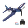 796e0c2099a88dd0 New F4U Corsair RC Plane 2.4Ghz 4CH 400mm Wingspan One-Key Aerobatic RTF Remote Control Aircraft Toys Gifts for Children
