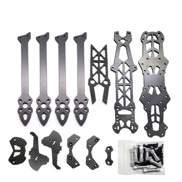 Mark4 7inch 295mm 5mm Arm Quadcopter Frame 3K Carbon Fiber 7" Freestyle RC Racing Drone with Print Parts for DIY FPV
