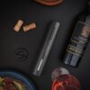 1pc Black Electric Automatic Corkscrew Creative Wine Bottle Opener with USB Charging Suit for Home