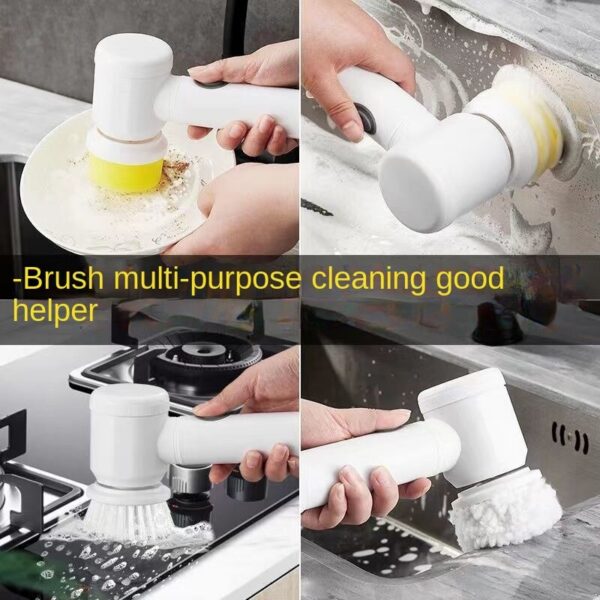 Multi-functional Electric Cleaning Brush Kitchen Bathroom - Wireless Handheld Power Scrubber for Dishes, Pots, and Pans