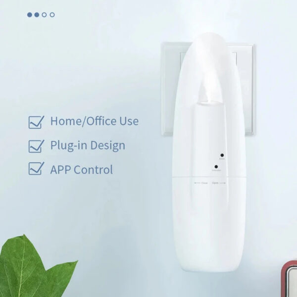 7994b4316ea0927d Smart Aroma Essential Oil Diffuser Bluetooth APP Control Plug-in Wall Scent Aromatherapy Machine Air Fresher for Home Office