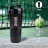 3 Layers Shaker Protein Powder Shake Water Plastic Mixing Cup Body Building Exercise Bottle