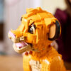 Creative Young Simbaed The Lion Building Blocks Sets,Gift Idea For Adults And Movie Fans, Compatible With Legoed Particles