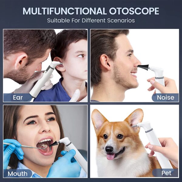 Wireless WiFi Pick Otoscope Camera Borescope Luminous Wax Cleaning Teeth Oral Inspection Health Care Ear Cleaner
