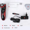 Rechargeable shaver washable trimmer barbeador face men shaving hine groomer beard kemei 3D electric razor