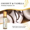 EUQEE 10ml Roller Sweet Fruit Perfume Oils-Coconut Vanilla Mango Strawberry Cherry Watermelon Peach Fragrance Oil DIY Candle