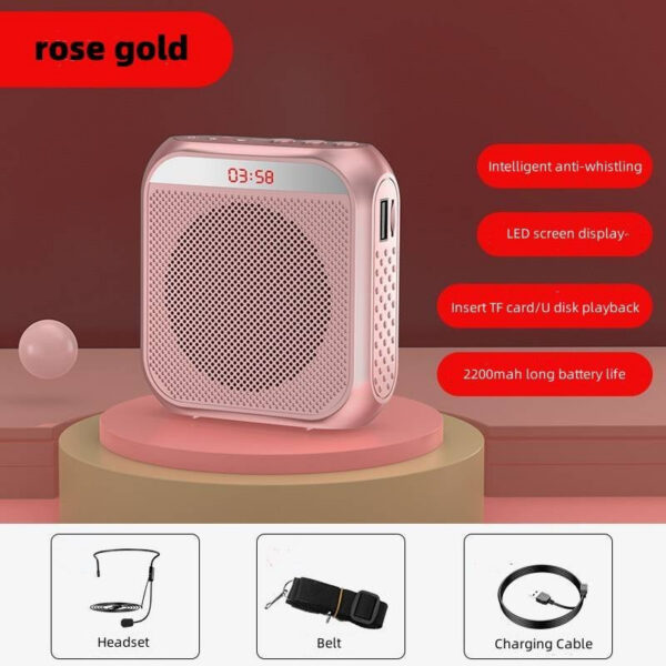 79b8731fb566b6ec Headworn Microphone Loudspeaker Voice Amplifier Recorder Mic Speaker Audio Mini Wired Mikrofon Mike Sound Battery Kit Headset