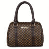 79ba06f0d0327106 6pcs Tote Bag Boston Bag Clutch Purse Set, PU Leather Textured Shoulder Bag, Casual Versatile Commuter Bag