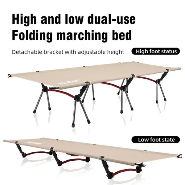 Camping Cot Folding Camping Bed Portable Outdoor Bed Comfortable Sleeping Cots for Adults & Kids Camping, Travel, RV