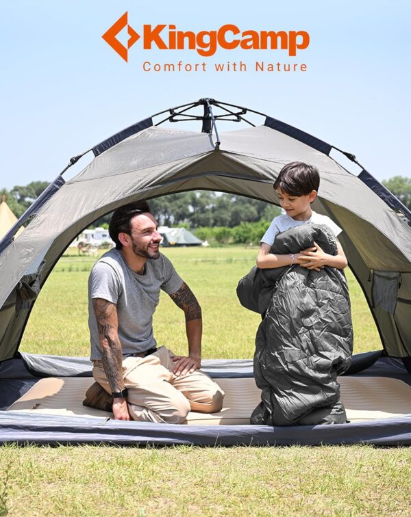 79d5bb1c9eb34508 KingCamp Kids Sleeping Bag 3 Season- Lightweight Waterproof Camping Sleeping Bag Indoor & Outdoor Use for Kids for Camping with Compression Sack