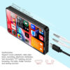 79dd036195f51fa1 HD MP3 MP4 PlayerFull Touch ScreenBluetooth 5.2 Walkman16GBBuilt-in SpeakerMusic PlayerFM RadioRecordingEbook