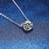 7a008990cb151a28 NeeTim 1-5 Carat Moissanite Pendant Necklace For Women Sterling Sier Sparkling Diamond Wedding Party Fine Jewelry Gifts