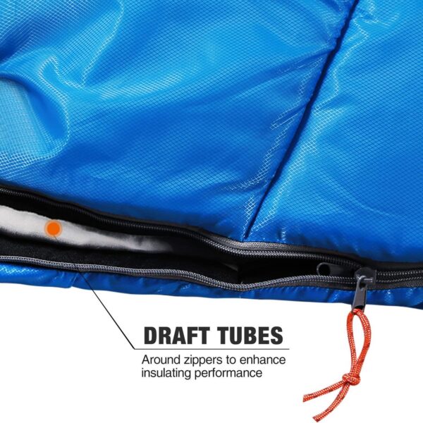 REDCAMP Kids Sleeping Bag, 3-4 Season Childrens Sleeping Bags for Warm or Cold Weather, Ideal for Camping, Hiking, Backpacking, Traveling, Outdoors