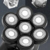 7a12844bb5842951 Electric Shavers 5 In 1 7D Men's Rechargeable Bald Head Shaver 7 Floating Heads Beard Nose Ear Hair Trimmer Razor Clipper Brush 221025
