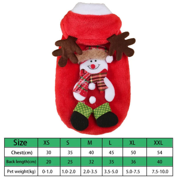 7a15c89abbbc16c8 Christmas Clothes Winter Warm Soft Fleece Dog Sweater Clothing for Dogs Puppy Cat Chihuahua Costume Coat Pet Supplies