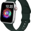 7a2c6017aac14de6 TreasureMax Sport Band Compatible with Apple Watch Bands 38mm 40mm 41mm 42mm 44mm 45mm 49mm,Soft Silicone Strap Compatible for Apple Watch Series 9 Ultra 8 7 6 5 4 3 2 1 SE Men Women Grey 38/40/41MM