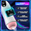Adult Products Men's Automatic Airplane Cup Sucking Telescc Intelligent Sound Heating Simulation Channel Sex Masturbation