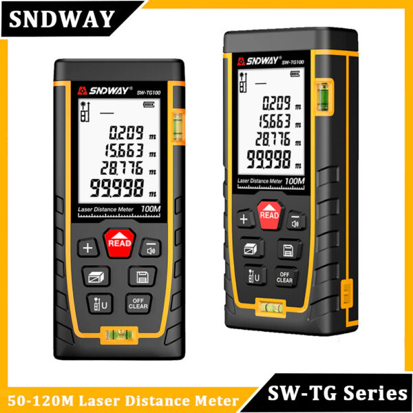 7a469088f11248bc SNDWAY SW Rangefinder Digital Distance Professional High Precision Mini Range Finder Laser Tape Measure Trena Meter