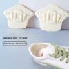 1pair Shoe Anti Wear Heel Insoles Patch Unisex Cushion Pads Feet Care Protector Adhesive Back Sticker Shoes Insert Insole