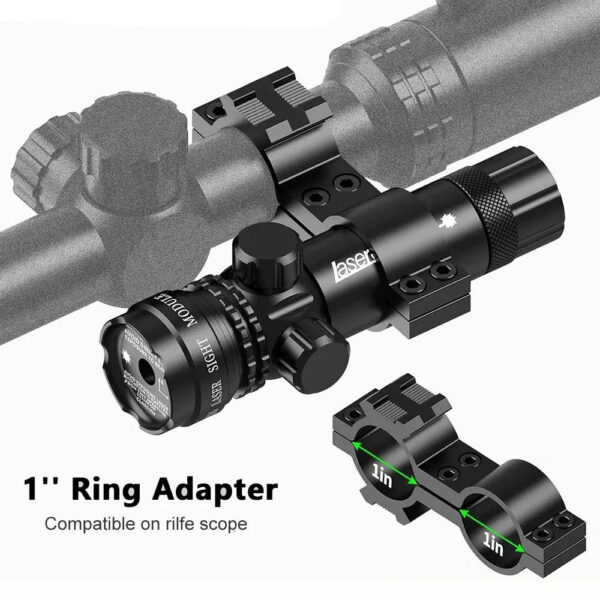 Rifle Green Red Dot Laser Sight 532nm Scope with Pressure Switch Picatinny and Mounting Hunting Riflescope