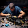 7a7a151dfce2a74d Technical Racing Sport Car Model Building Blocks technic adults 1:14 DIY Supercar Brick Puzzle Toys Kid Adult Gift(1280+granule)