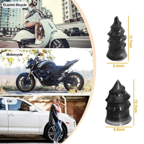 7a8412ce0a60f089 Car Rubber Nail Motorcycle Vacuum Disassembly Free Lossless Self Film Cold Repair Tire Nai