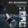 Rechargeable Rasp Electric Pedicure Foot Sander IPX7 Waterproof 2 Speeds to Eliminate Feet Dead Skin and Calluses
