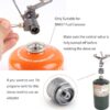 7a8eace9c0535e9d BRS 3000T Ultralight Backpacking Stove - Portable Pocket Titanium Camping Gas Burner - Only 26g With Extra Backup O-Ring