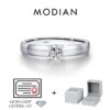 7ab8c9b9903cd132 MODIAN D Color Round Moissanite Rings 925 Sterling Silver Fashion Simple Ring For Women Wedding Statement Jewelry Gifts