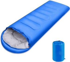 7acc95202bae2b65 Sleeping Bag, Lightweight 3 Season Weather Sleep Bags for Kids Adults Girls Women, Microfiber Filled 5-20 Degree for Backpacking/Hiking/Camping/Mountaineering with Compression Sack