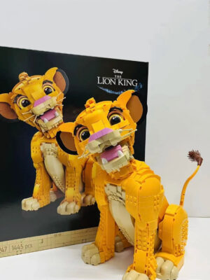 7acf1b3ce762264f Creative Young Simbaed The Lion Building Blocks Sets,Gift Idea For Adults And Movie Fans, Compatible With Legoed Particles