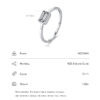 7ad2f85975950c29 MODIAN 925 Sterling Silver Emerald Cut Rectangle CZ Ring Exquisite Simple Anniversary Gifts For Women Fine Wedding Jewelry