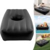 7ad6129180f74fcf BBL Air Mattress with Hole, 72x17in Post-Surgery Inflatable Bed with Electric Pump, Brazilian Butt Lift Recovery, Swimming Pool Floating Bed for Camping Traveling Hiking (Black)