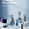 7adfd4122df4708f Ulanzi MA38 MagLock Phone Stand Magnetic Phone Stand for iPhone 16 15 14 13 with Hidden Hook for Slopes Walls