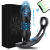 7af58f85cc629cde Male Thrusting Prostate Massager Bluetooth APP Vibrator Men Gay Anal Wireless Remote Butt Plug Sex Toy for Couples