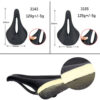 7b0319031f15fa57 ELITA ONE Carbon Saddle MTB/Road Bike saddle Super Light Leather Carbon Cushions 96g