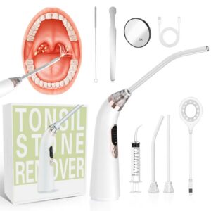 7b12ac4c4b7aa7c0 Electronic Vacuum Tonsil Stone Remover Kit with 5 Suction Modes 10in1 Tonsil Stone Cleaner Mouth Cleaning Tool Oral Fresh Care