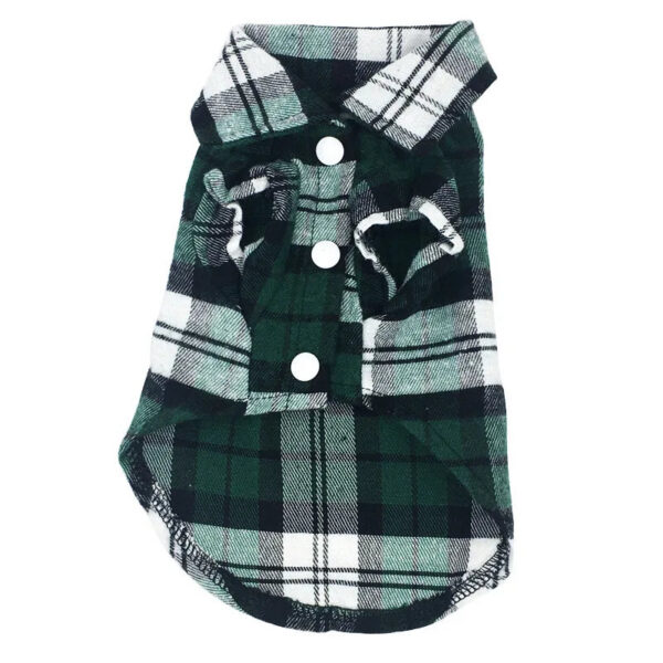 Summer Pet Classic Plaid Clothes for Cats Dogs Fashion Cotton Cat Dog Tshirt Vest Puppy Clothing Chihuahua Yorkshire Shirts Pets