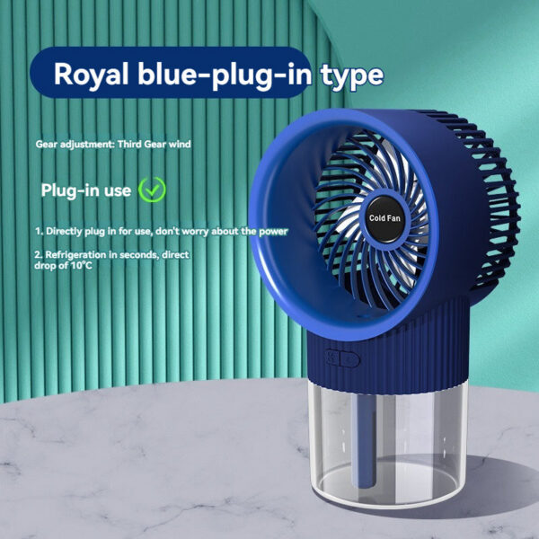 7b3154568284a446 Spray small USB charging desktop mini fan humidifier two in one gift three level atmosphere light