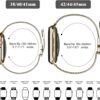 Geoumy Metal Magnetic Bands Compatible for Apple Watch Band 41mm with Case, Stainless Steel Milanese Mesh Loop Replacement Strap Compatible with iWatch Series 8/7/6/5/4/3/2/1 SE Women Men,Brown Gold