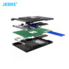 7b48caf33a692245 JKBMS B2A20S20P 2A BALANCE CURRENT BMS 200A BT 36V 48V 60V Li-Ion LTO 18650 Lifepo4 Battery Storage Bluetooth Bms