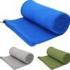 Fleece Sleeping Bag Liner, 75" Long Zipper Microfiber Fleece Travel Single Sleeping Bag Camping Blanket, Indoor Outdoor Blanket for Adults & Children