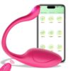 7b7affeb24f37d96 APP Remote Control G-spot Panty Vibrator, Pink Fun Long Distance Bluetooth Wearable, Rechargerable Adult Sex Toys More Than 10 Vibrations for Women and Couple, Female Toy