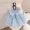 Summer Baby girls Dresses for Prom 2024 New Children‘s Infant Princess Ball Gown Kids Wedding Birthday Baptism Party Clothing