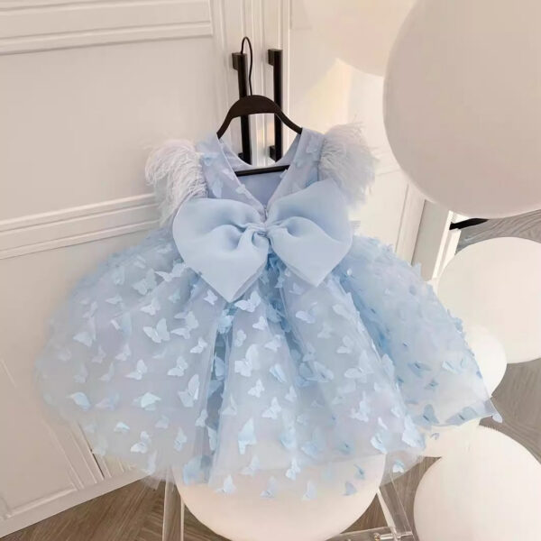 Summer Baby girls Dresses for Prom 2024 New Children‘s Infant Princess Ball Gown Kids Wedding Birthday Baptism Party Clothing