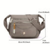7b98976a53879f7b Casual Solid Color Hobo Bag, All-Match Zipper Shoulder Bag, Women's Versatile Bag For Work